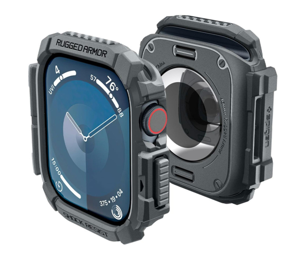 SPIGEN Rugged Armor Apple Watch 10 (46 Mm) Dark Grey 8809971234429 - 1346658 - zdjęcie